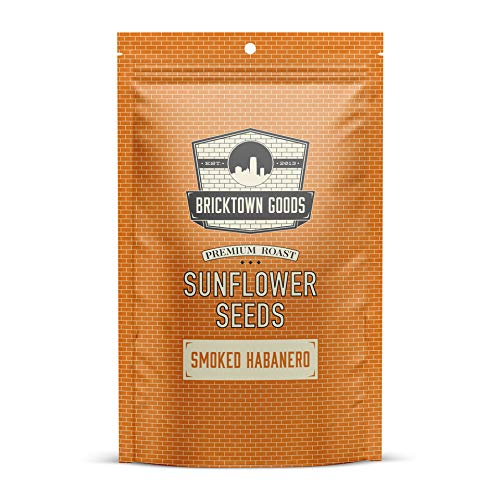 Bricktown Goods Smoked Habanero Sunflower Seeds - 8 oz In-Shell, Boldly Seasoned, Perfect for Snacking, Fathers Day Gift