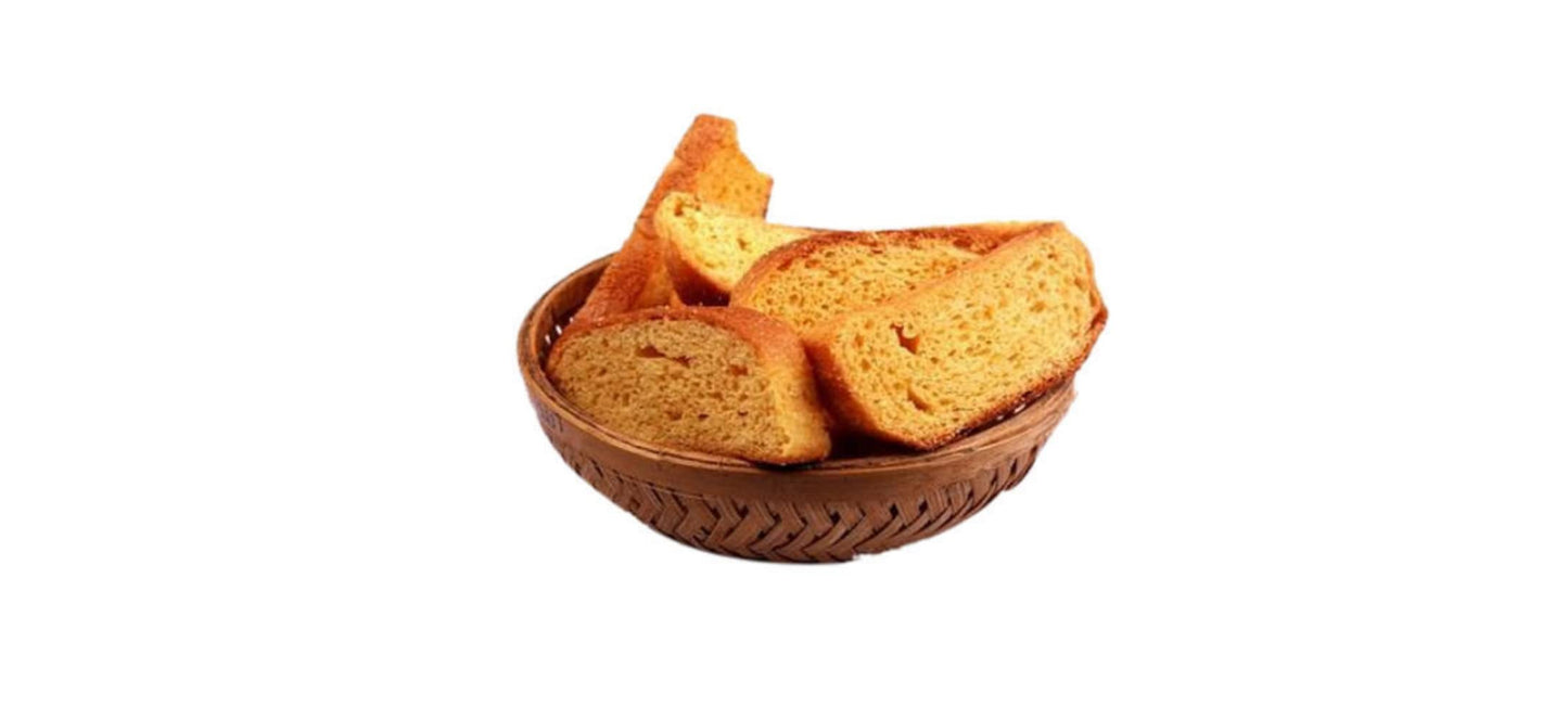 Old Bakers Classic Toast/Rusk/Mouth-Watering Toast/Rusk/Crunchy Rusk/Toast/Traditional Indian Chai Snacks-400g(200g*2Pac)