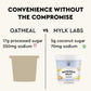 Mylk Labs Banana Nut Protein Oatmeal Cups, Whole Grain, Low Sugar, High Fiber Breakfast with Superfoods, Quick & Easy, On the Go