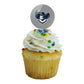 Xavier University Secondary Logo Cupcake Picks Toppers Decoration Set Of 6