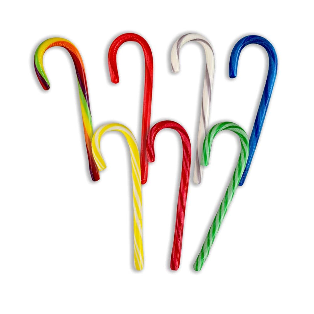 Spangler Starburst, Skittles & Airheads Candy Cane Mixed Pack - Assorted Flavors, 3 Count