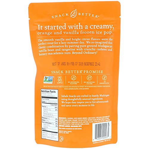 Glazed Mix, ,Tangerine Vanilla Cashew-Macadamia,, 4 oz- pack of 2