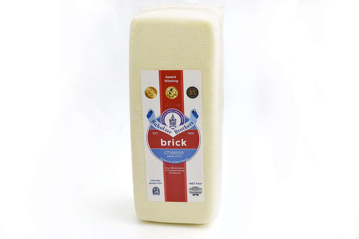 Brick - Wisconsin Cheese - Mild Brick Cheese (5Lb)