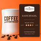 Fresh Roasted Coffee, Dark Brazil, 2 lb (32 oz), Med-Dark Roast, Kosher, Ground