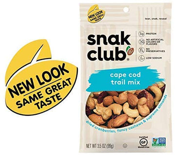 Snak Club Cape Cod Trail Mix, 3.5 Ounce (Pack Of 6)