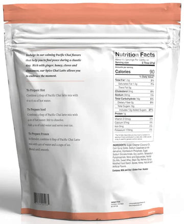 Pacific Chai Latte Spice Instant Powder Mix, 3 Lb (Pack Of 1)