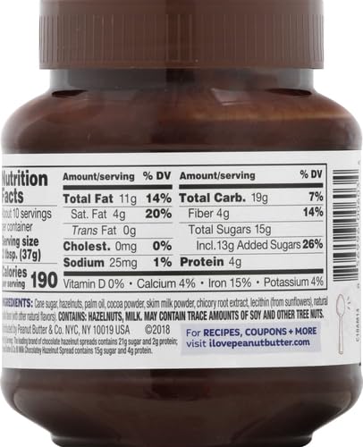 Milk Chocolatey Hazelnut Spread 13 oz (Pack of 2)