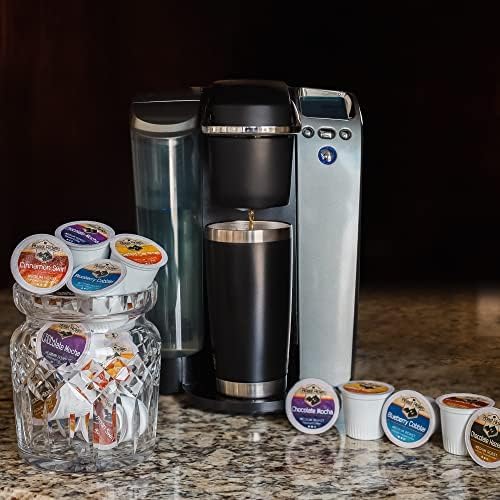 Roast Ridge Single Serve Coffee Pods Variety Pack, Medium Roast, 100 Count (20 each: Blueberry Cobbler, Chocolate Hazelnut, Salted Caramel)