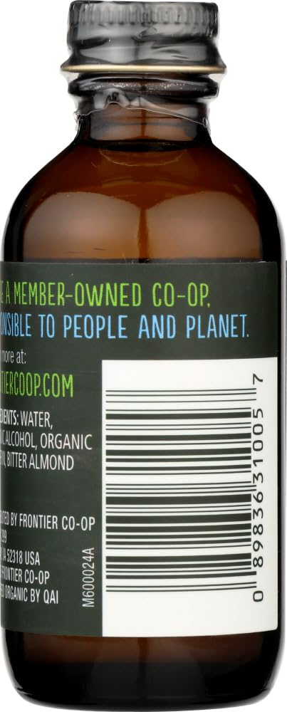 Frontier Natural Products Organic Almond Extract 2 oz Liquid