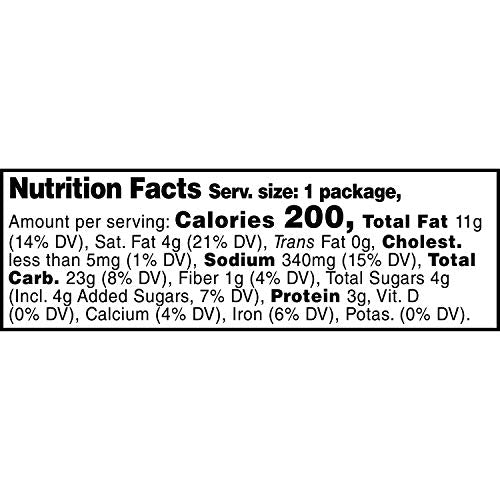 Munchies Flavored Nacho Cheese Sandwich Crackers, 1.38 Ounce (Pack Of 96)
