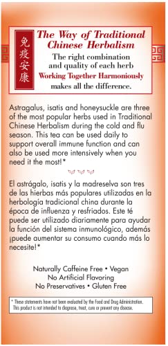 Bravo Tea Triple Immune Support Herbal Tea Caffeine Free, 20 Tea Bags