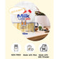 Milk Korean Rice Snack - 24 Pack Kid-Friendly School Snack, Rice, Non-Fried, Zero Trans Fat, Individually Wrapped, 240g (8.47oz)