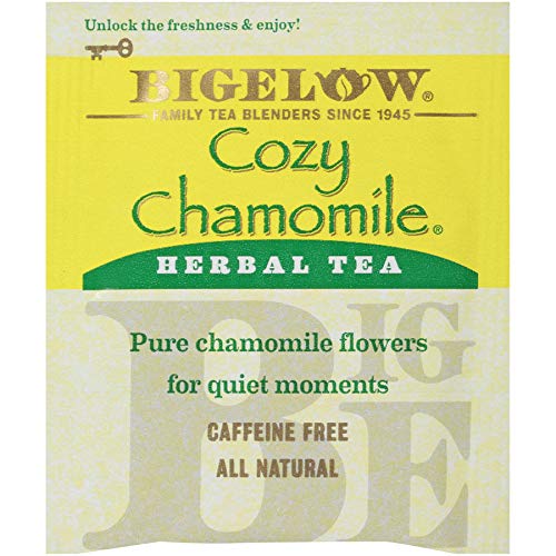 Bigelow Tea Cozy Chamomile Herbal Tea, Caffeine Free, 20 Count (Pack of 6), Model 072310000414