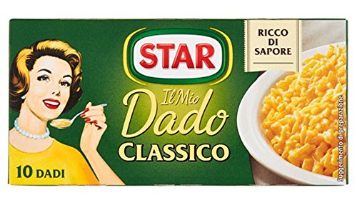 Star: ''Il Mio Dado Classico'' Bouillon Cubes, Classic Taste Pack of 4 10-Cubes Boxes, 10g Each Cube [ Italian Import ]