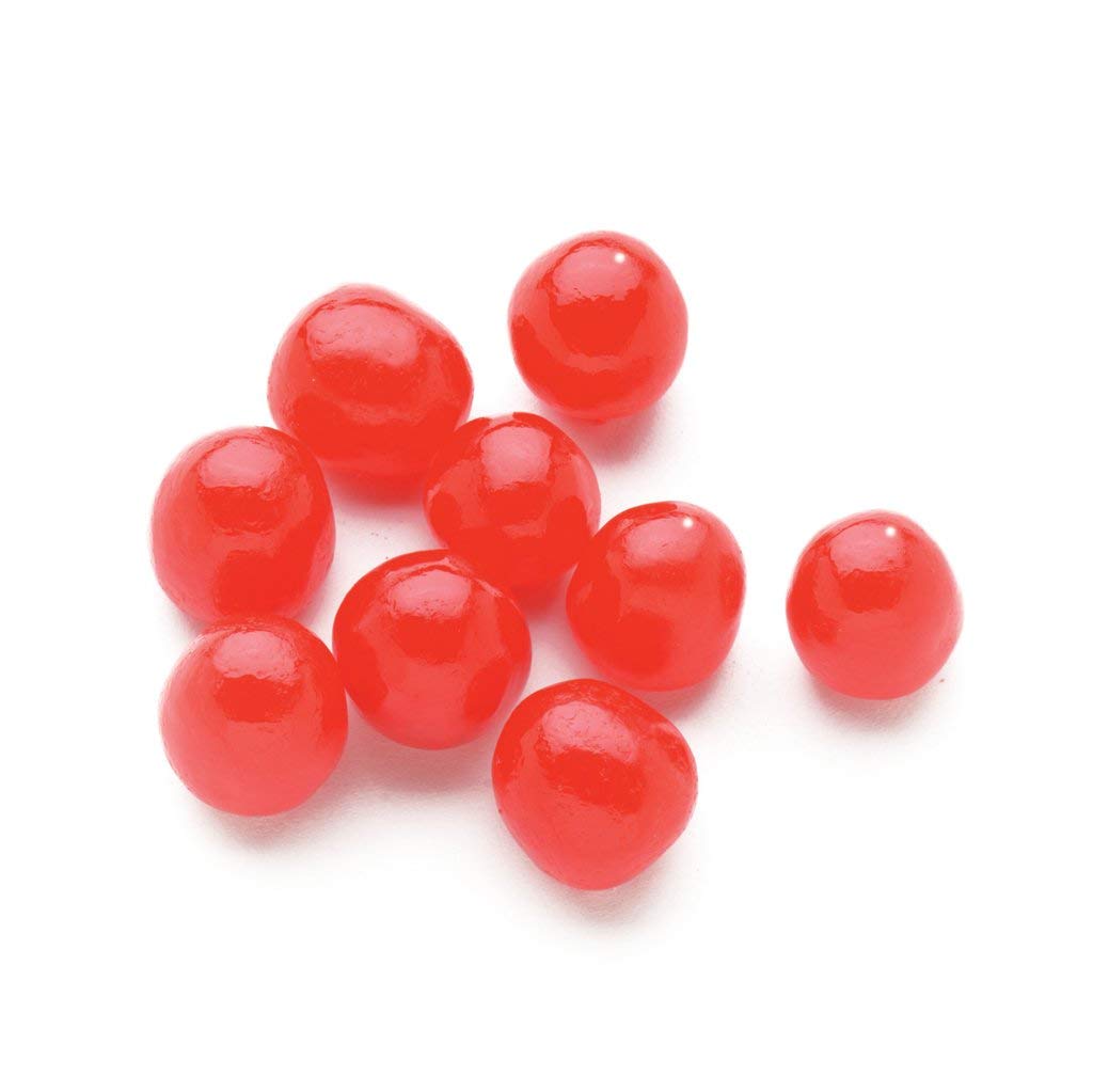 Sweet'S Red Cherry Fruit Sours - Chewy Candy Ball 5Lb Bag (Bulk)
