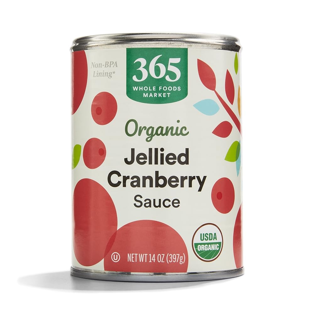 365 by Whole Foods Market Organic Cranberry Jellied Sauce, 14 Ounce