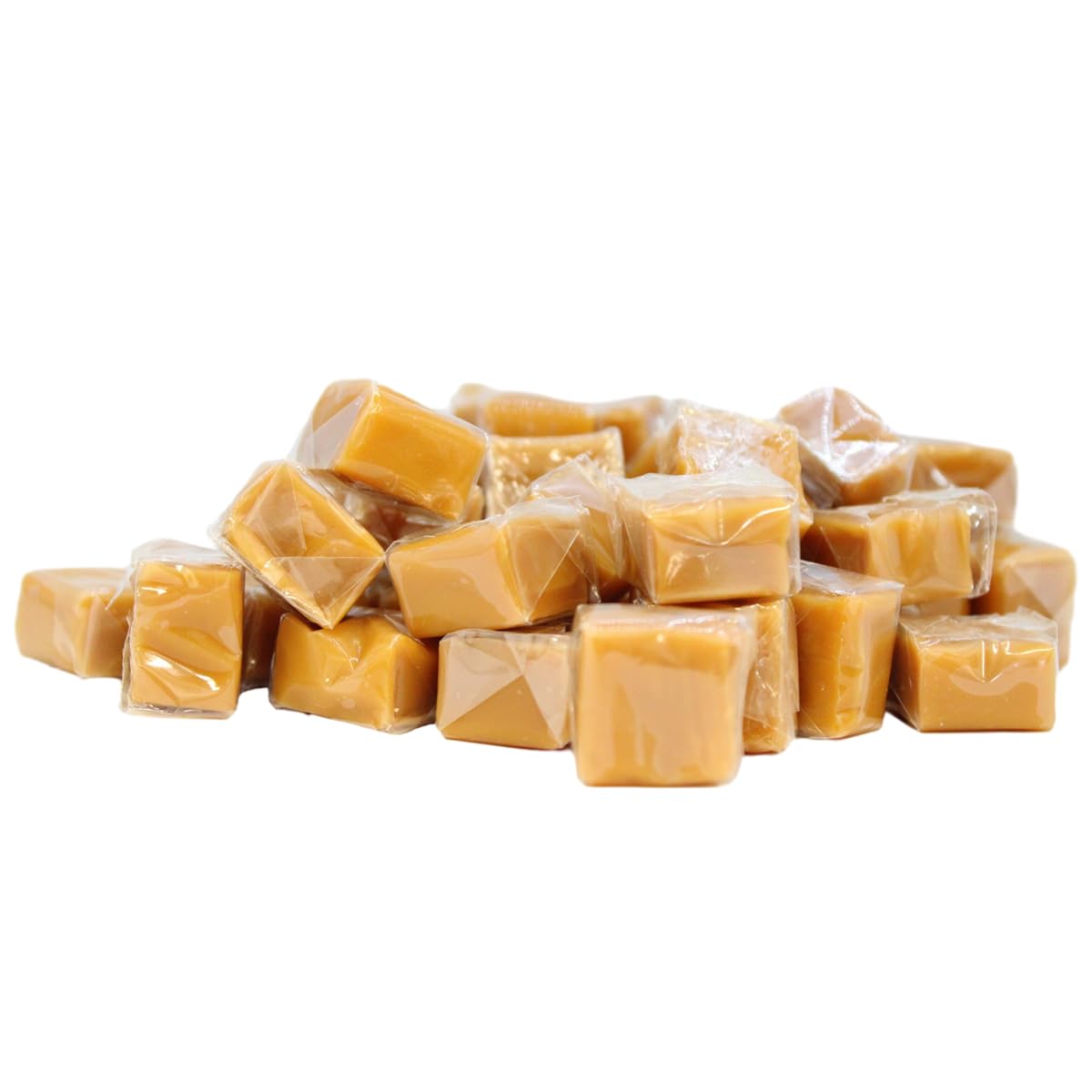 OBELYS Wrapped Vanilla Caramels - Individually Wrapped Candy - 5 Pound Bag - Approx. 340 Pieces - Perfect for Snacking and Gifting