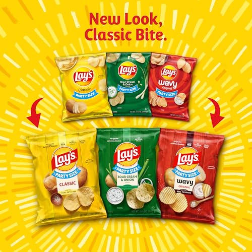 Lays Potato Chips Variety Pack, 1 oz Bags, (21 Pack) (Packaging and Formula May Vary)