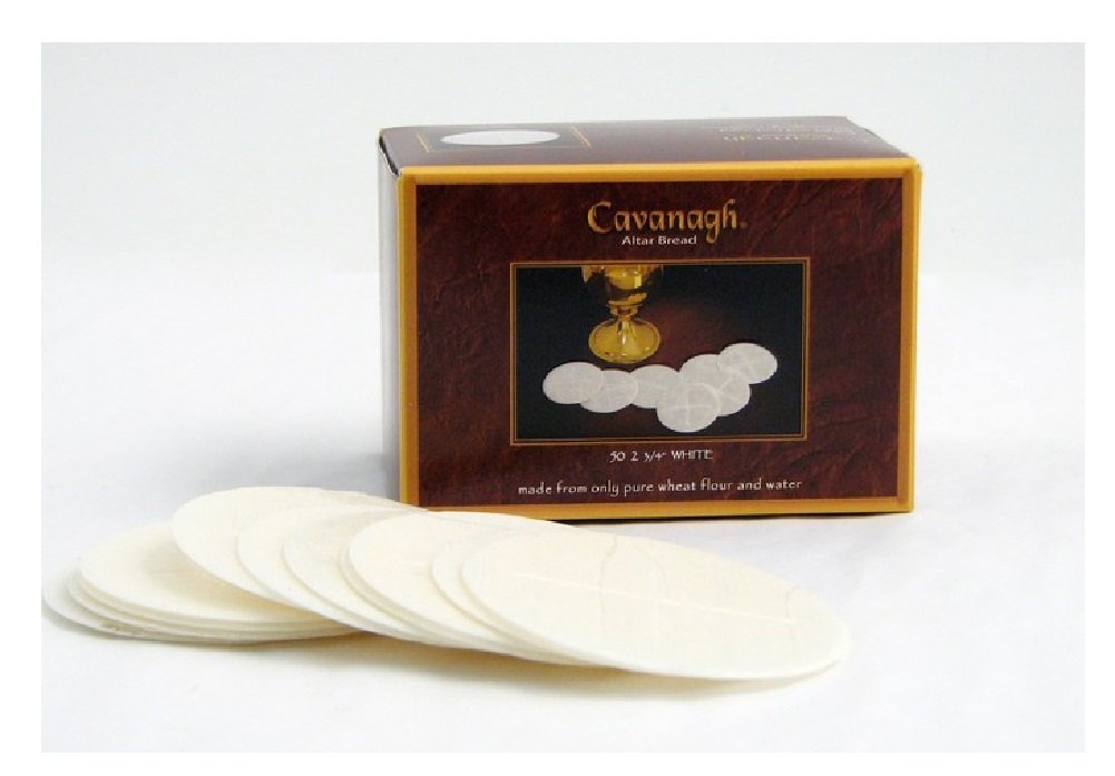 Cavanagh Priest Altar Bread - 2 3/4 White - 50/Box