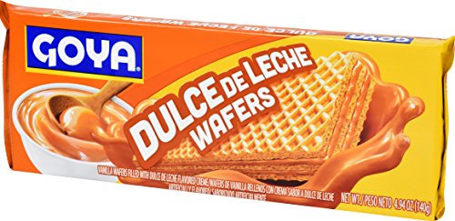 Goya Dulce De Leche Wafer Cookies, 4.94 Ounce