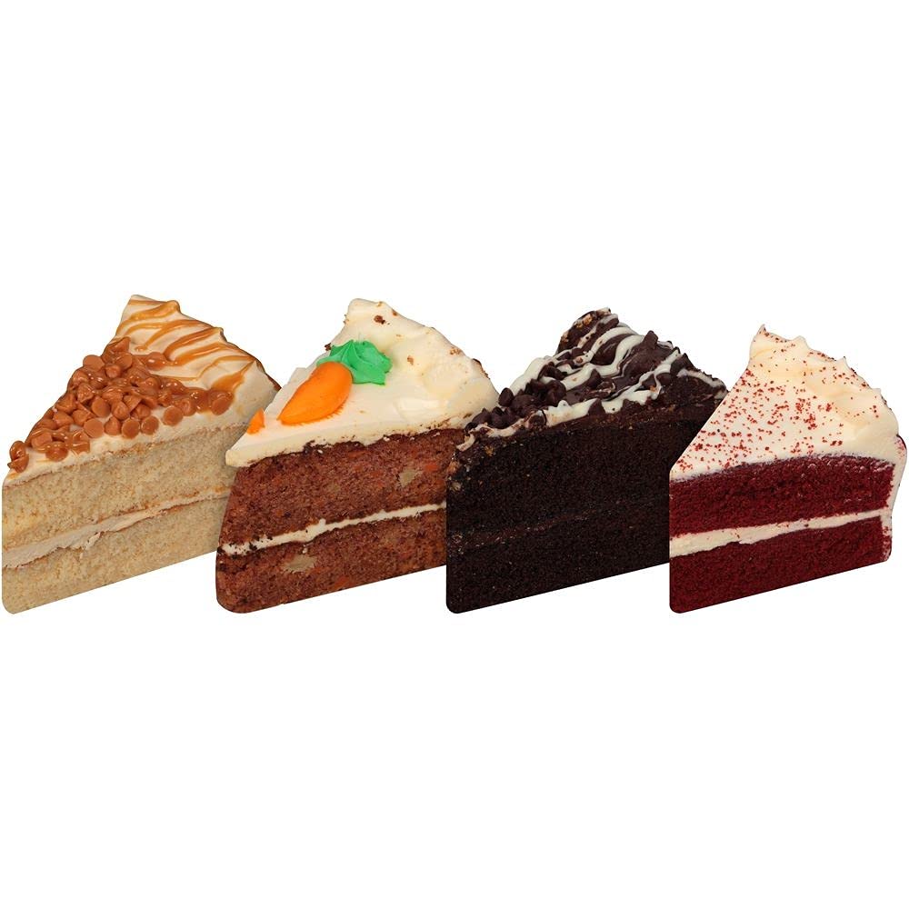 Our Specialty 8 Double Layer Variety Cake with Caramel, Carrot, Chocolate and Red Velvet Cake, 46 oz
