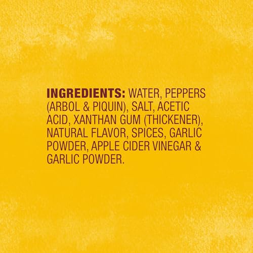 Cholula Hot Sauce, Extra Hot, Product of Mexico, Blend of Arbol & Piquin Peppers for Bringing Extra Hot Heat to Tacos, Eggs, Piz
