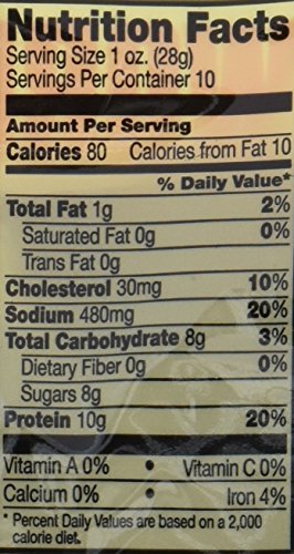 World Kitchens Jerky, Teriyaki Flavor, 10 Ounce, Pack of 1