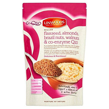 Linwoods Milled Flaxseed Almonds, Brazil & Q10 - 360g