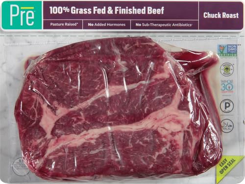 Pre, Beef Chuck Roast, Grass-Fed, Pasture-Raised, 1.5 lb