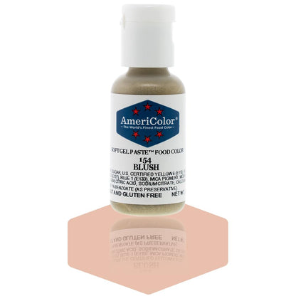 AmeriColor, Blush, 0.75 Ounce Bottle, Soft Gel Paste Food Color