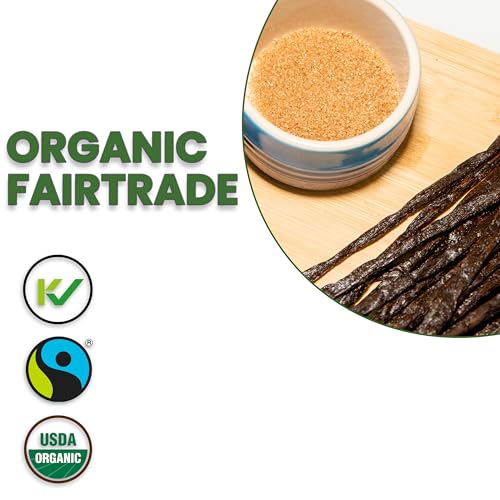 25 Count Organic Madagascar Vanilla Beans – Grade A Spirit-Inspired Flavor Pods | Gourmet Whole Vanilla Beans For Baking, Cooking, Extract Making | Rich Aroma, Enhanced Flavor, Non-Gmo, Vegan