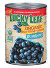 Lucky Leaf Organic Blueberry Pie Filling or Topping 21oz 4 Pack