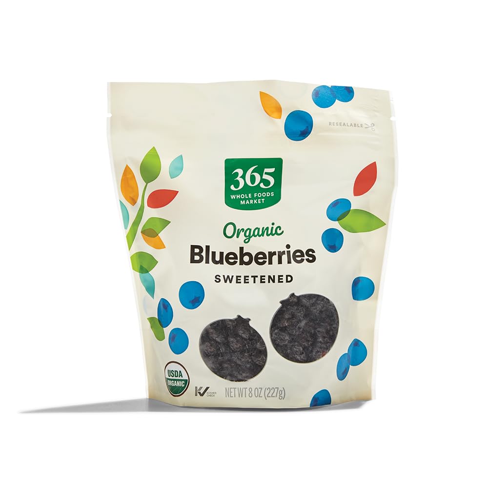 365 By Whole Foods Market, Blueberries Dried Sweetened Organic, 8 Ounce