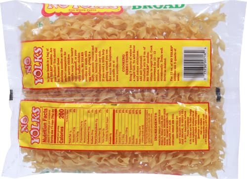 No Yolks Broad Noodles, 12 oz Bag