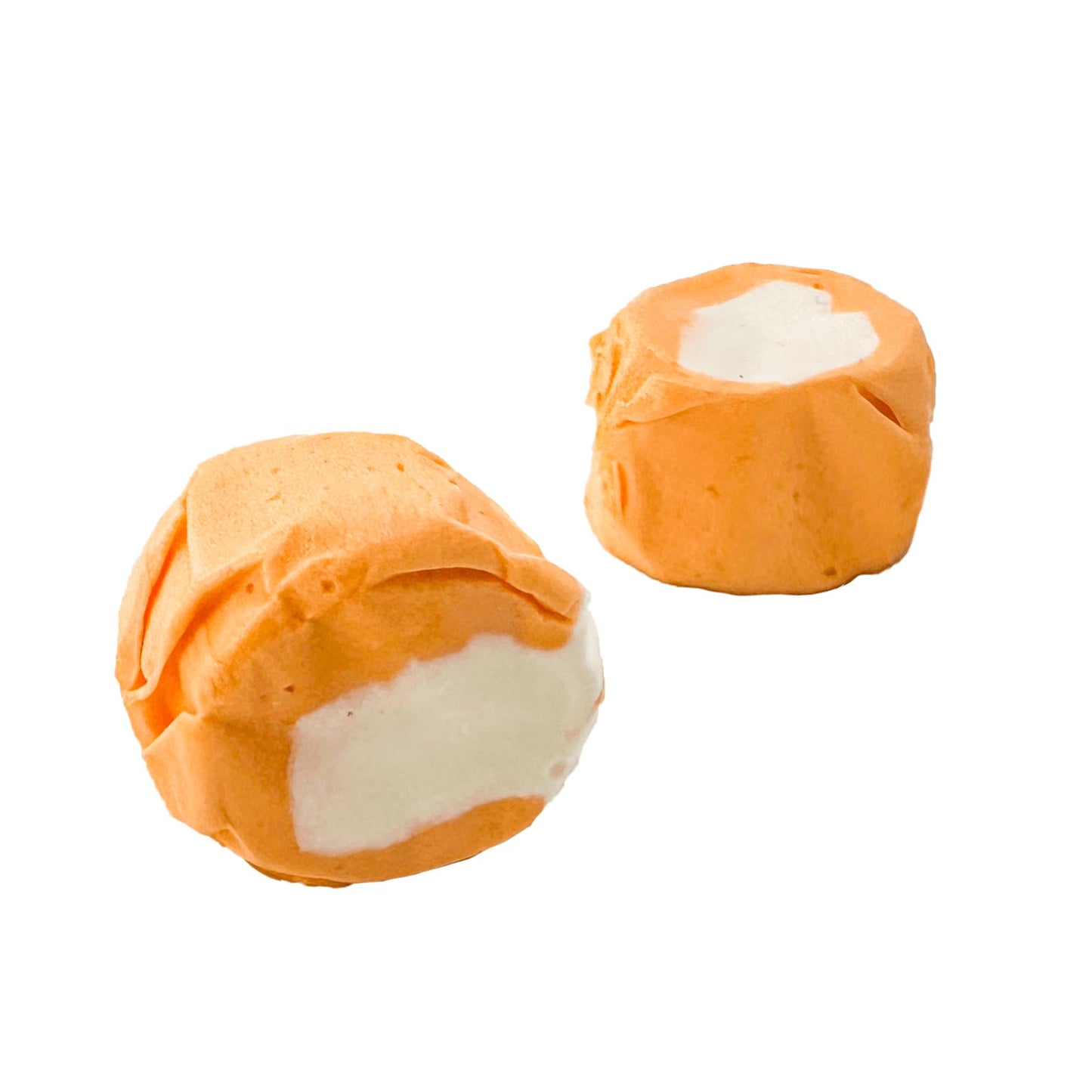 Tangerine Salt Water Taffy by Snack Attack, Individually Wrapped Bulk 10lb Bag - Chewy Saltwater Taffy Candy, Classic Tangerine 