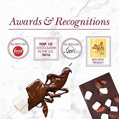 Chuao Chocolatier Hope, Joy & Gingerbread Milk Chocolate Bars | Gourmet Chocolate Honey Artisan European No Preservatives | For Gift Baskets, Christmas, Valentines Day, Gifts For Women, Men, Birthday, Thank You, Care Package | 3 Pack