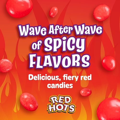 Wonka Red Hots, Cinnamon Flavored Hard Candy, 5.5 Ounce Theater Candy Boxes (Pack Of 12)