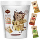 Halva Tahini Bar Mini Snacks - Assortment Of 18 Snack-Sized Halvah Pistachio, Vanilla, And Cocoa Bean Israeli Snacks - Vegan, Ko