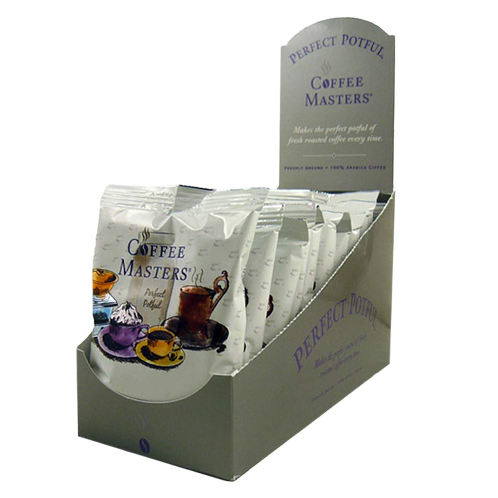 Coffee Masters Perfect Potful Breakfast Blend Ground Coffee, 1.5-Ounce Packets (Pack Of 12)