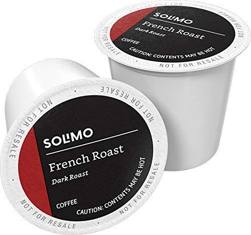 Solimo Coffee Pods, French Roast, Compatible with Keurig 2.0, 24 Count