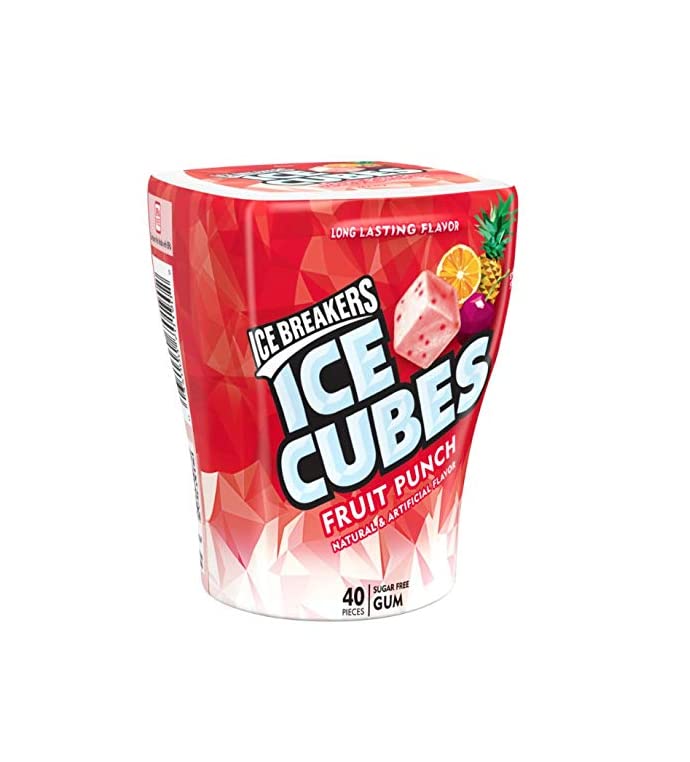 Ice Breakers Cubes, (3) Pia Colada & Fruit Punch, Sugar Free Breath Mint Chewing Gums, 3.24 Oz Bottles - Edition - Great For Hol