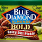 Blue Diamond Almonds Spicy Dill Pickle Flavored Snack Nuts, 6 Oz Resealable Can (Pack of 2)