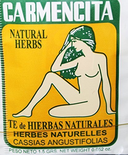 Carmencita Natural Herbs Tea - 10 Count (Pack of 1) - Packaging May Vary