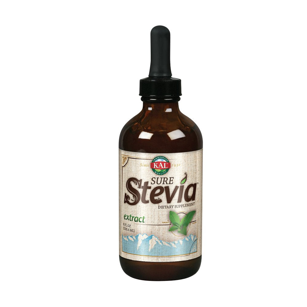 KAL Stevia Extract Liquid Sweetener, Zero Calorie, Low Carb, Plant Based, 8 Fl Oz, Model B007AU3HT4