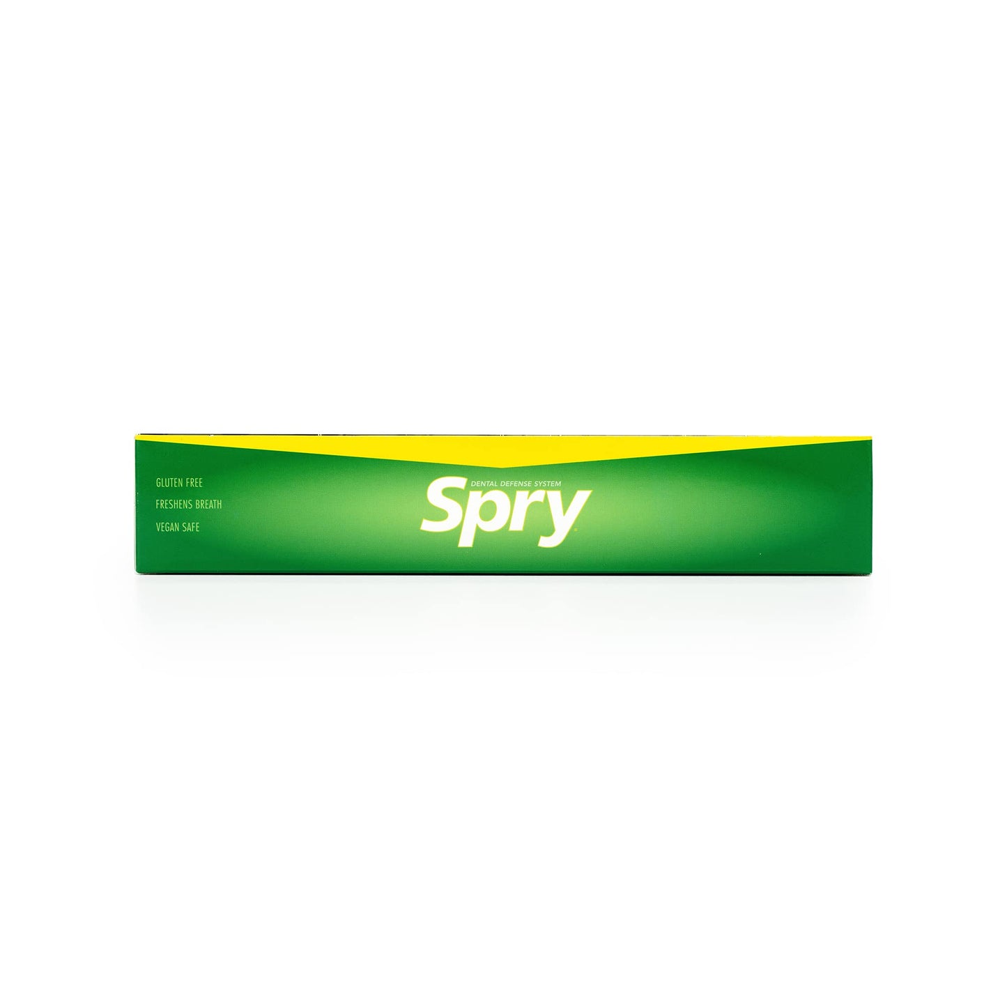 Spry Fresh Natural Xylitol Chewing Gum Dental Defense System - Aspartame-Free, Sugar-Free, Non-GMO, Gluten-Free (Spearmint, 10 C