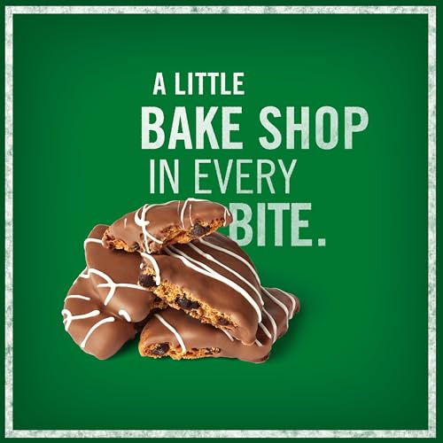 Tates Bake Shop Cookie Bark  Chocolate Chip Cookies in Milk Chocolate with White Chocolate Drizzle  4-5 oz Bags