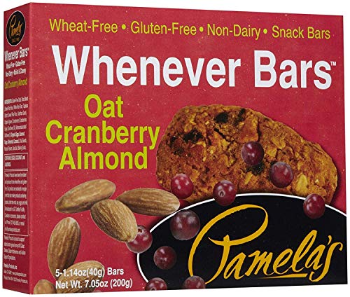Pamela'S Products Bars - Oat Cranberry Almond - 1.4 Oz - 5 Ct