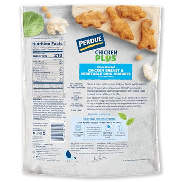 Perdue Chicken Plus Chicken Breast Vegetable Dino Nuggets 22 oz., 1.38 Lb