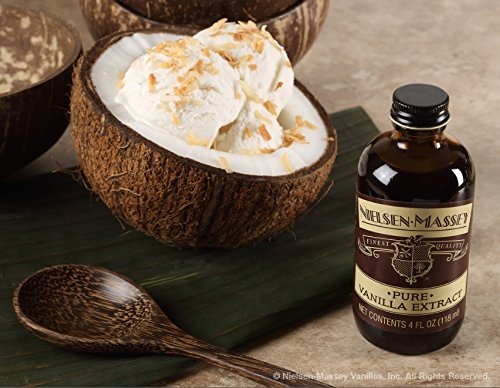Nielsen-Massey Pure Vanilla Extract, Off-White, 2 Fl Oz Bottle for Baking and Cooking, Premium Quality Flavoring