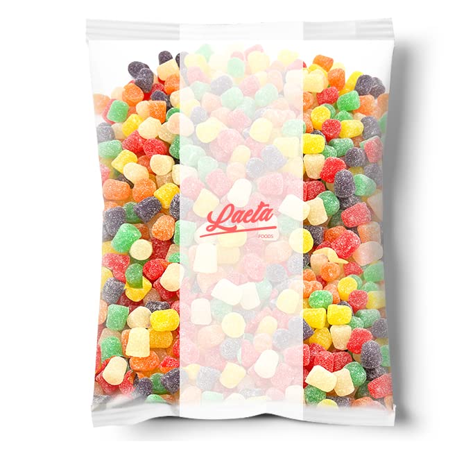 Spice Gum Drops Candy | 3 Pound Bag | Assorted Colorful Chewy Treats